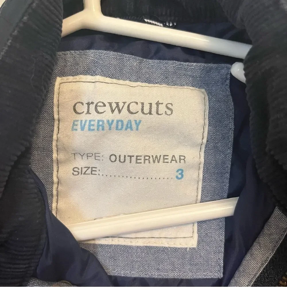 Crewcuts Navy Blue Quilted Puffer Jacket